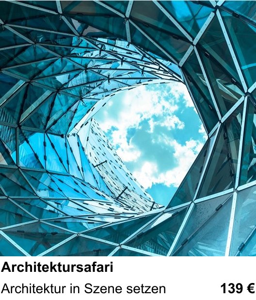 Bessere Fotos in Karlsruhe: Architektursafari praxisnah lernen