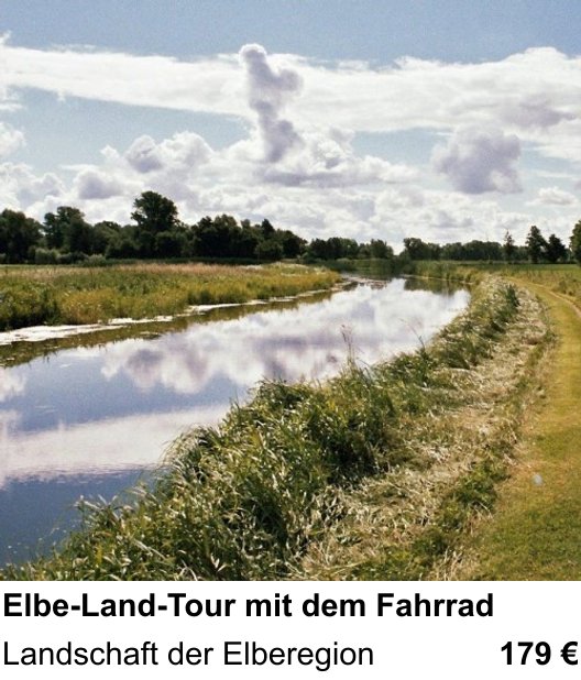 Einsteigerfreundlicher Fotokurs: Elbe-Land-Tour mit dem Fahrrad – Landschaft der Elberegion
