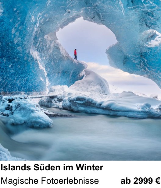 Einsteigerfreundlicher Fotokurs: Islands Süden im Winter – Magische Fotoerlebnisse