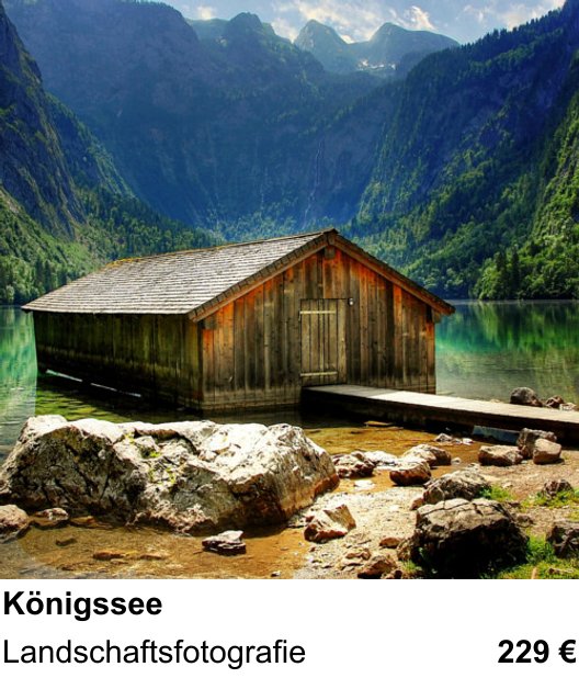 Einsteigerfreundlicher Fotokurs: Königssee – Landschaftsfotografie