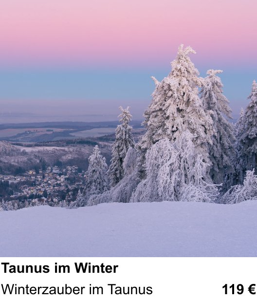 Einsteigerfreundlicher Fotokurs: Taunus im Winter – Winterzauber im Taunus
