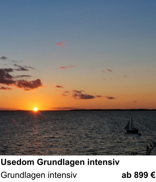 Einsteigerfreundlicher Fotokurs: Usedom Grundlagen intensiv – Grundlagen intensiv